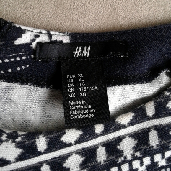 Black and white tunic dress - Picture 4 of 4